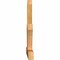 Ekena Millwork Richland Rough Sawn Timber Gable Bracket, Western Red Cedar, 72"W x 48"H x 4"D x 6"F, 16/12 Pitch GBW072X48X0406RIC00RWR - alternate 2